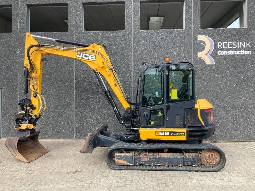 JCB 86 C-1 eco 中型油圧ショベル 7ｔ-12ｔ（ユンボ・パワーショベル・バックホー）