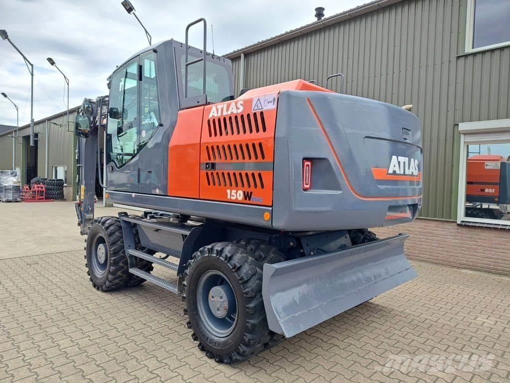 Atlas 150W ホイール式油圧ショベル（パワーショベル・ユンボ・バックホー）