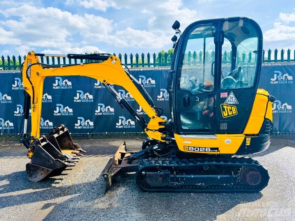 JCB 8026 CTS ミニ油圧ショベル 7t以下（ミニユンボ・ミニディガー）