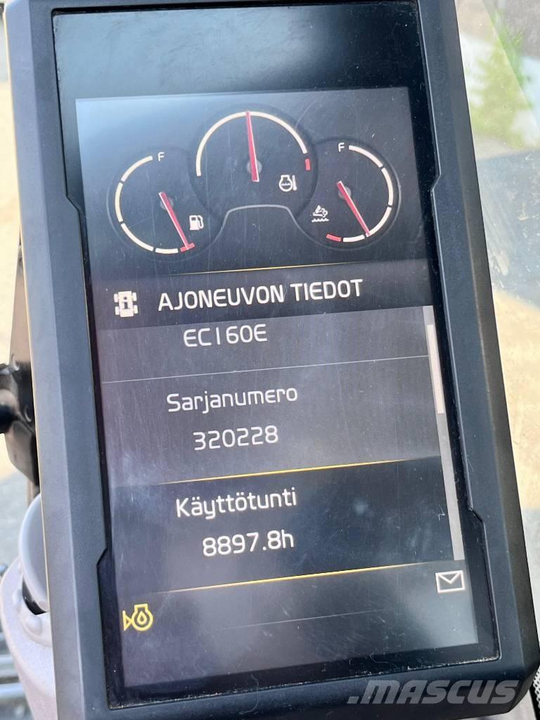 Volvo EC 160 EL 大型油圧ショベル12t以上（パワーショベル・ユンボ）