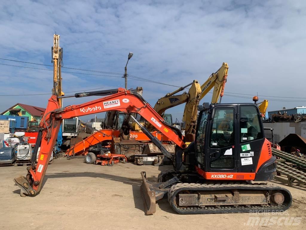 Kubota KX 080-4A 中型油圧ショベル 7ｔ-12ｔ（ユンボ・パワーショベル・バックホー）