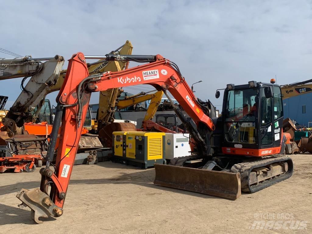 Kubota KX 080-4A 中型油圧ショベル 7ｔ-12ｔ（ユンボ・パワーショベル・バックホー）