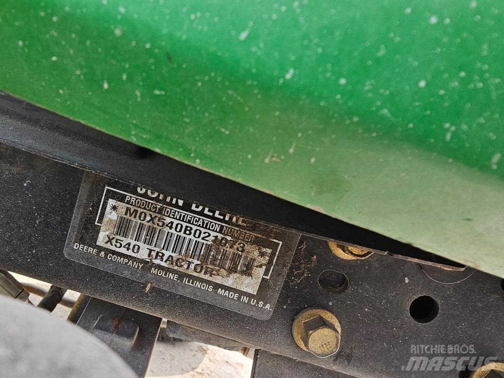 John Deere X 540 コンパクトトラクター