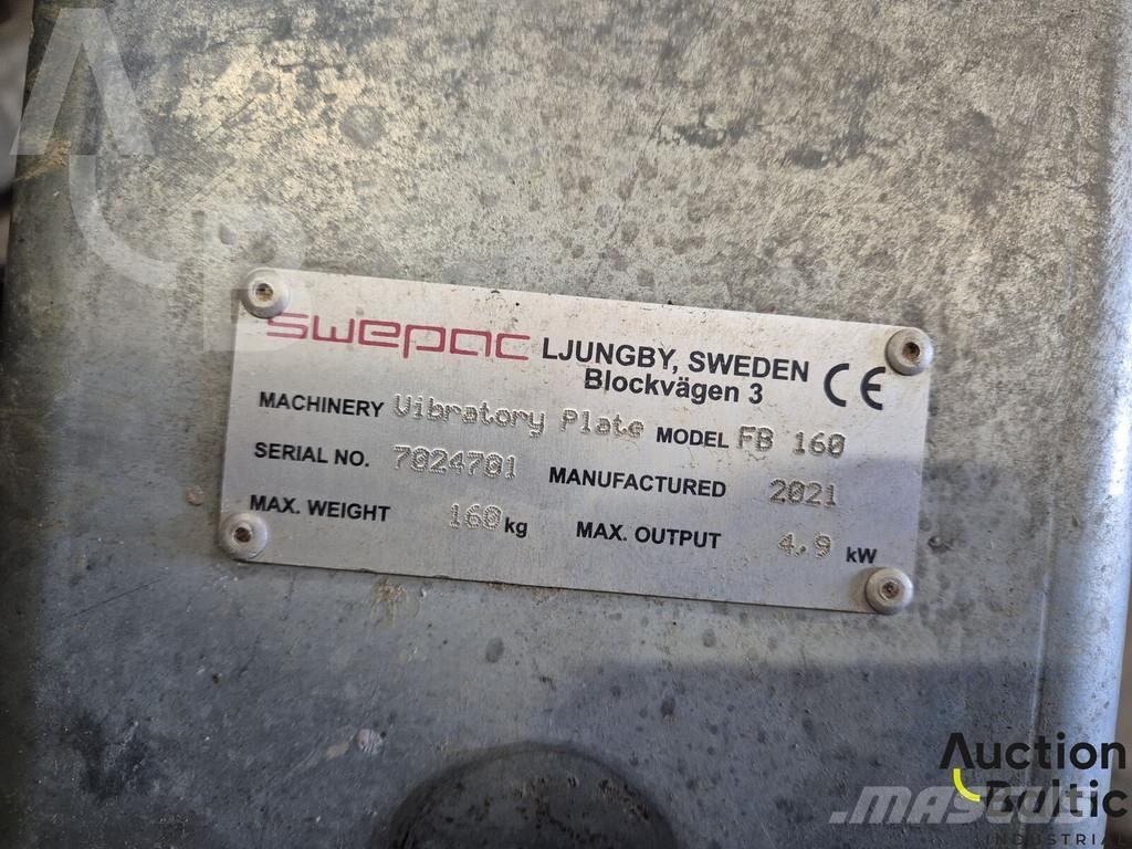 Swepac FB 160 プレートコンパクター
