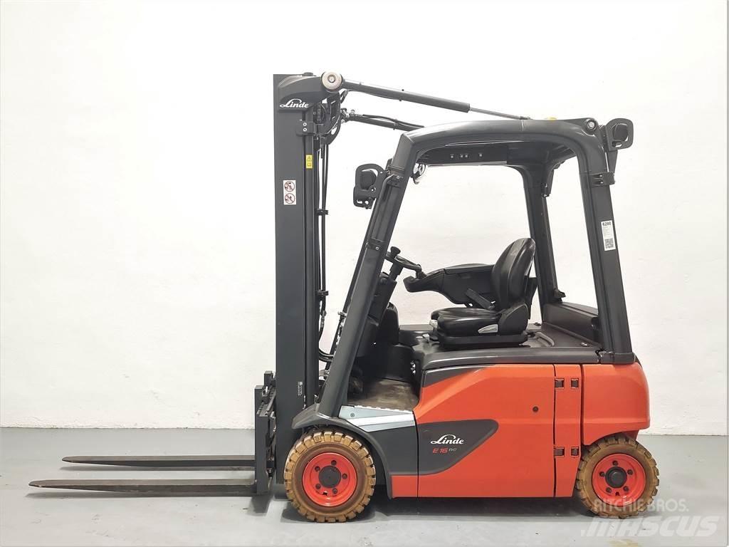 Linde E16P 02 バッテリーフォークリフト