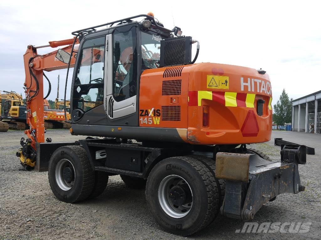 Hitachi ZX 145 W-3 ホイール式油圧ショベル（パワーショベル・ユンボ・バックホー）
