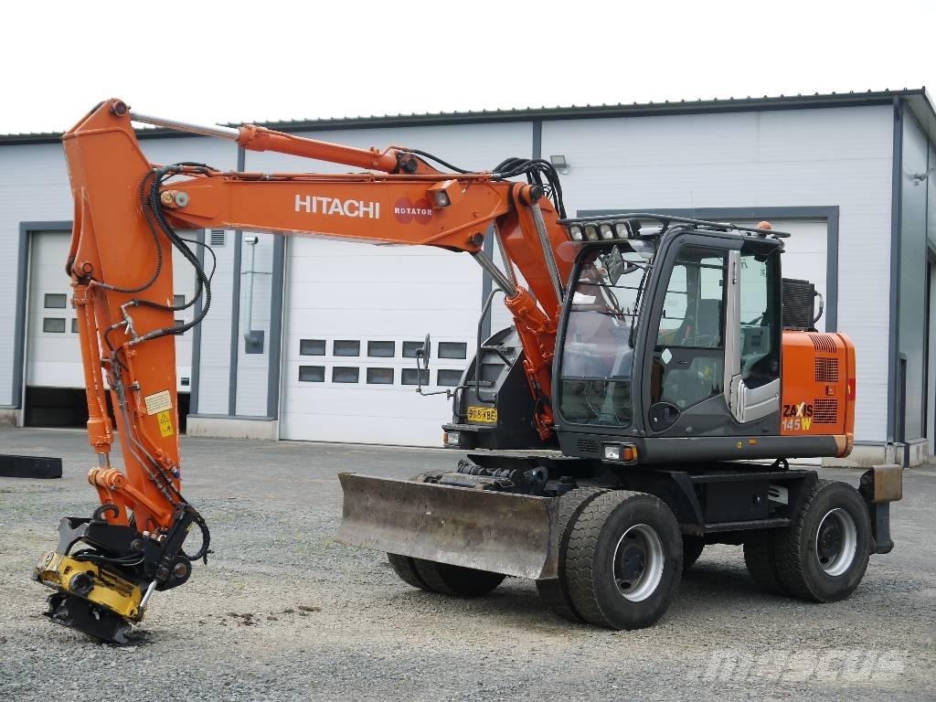 Hitachi ZX 145 W-3 ホイール式油圧ショベル（パワーショベル・ユンボ・バックホー）