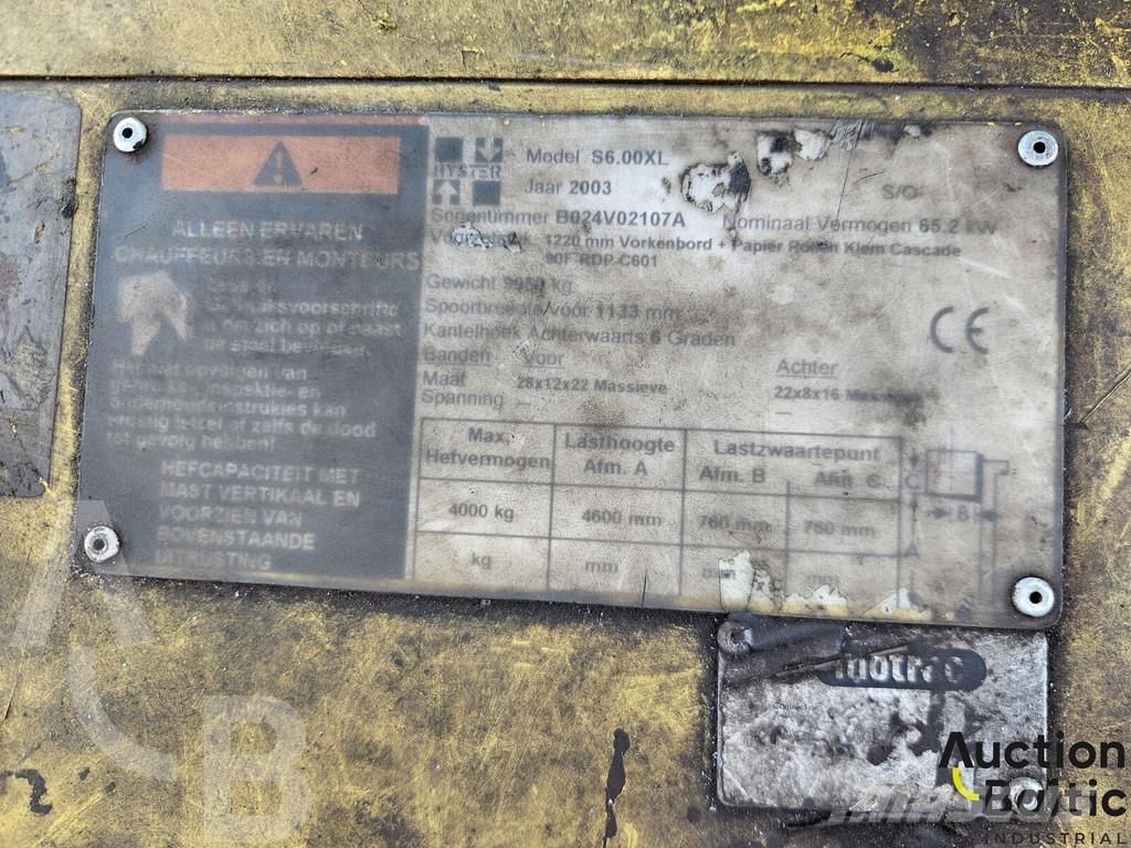 Hyster S6.00XL フォークリフト - その他