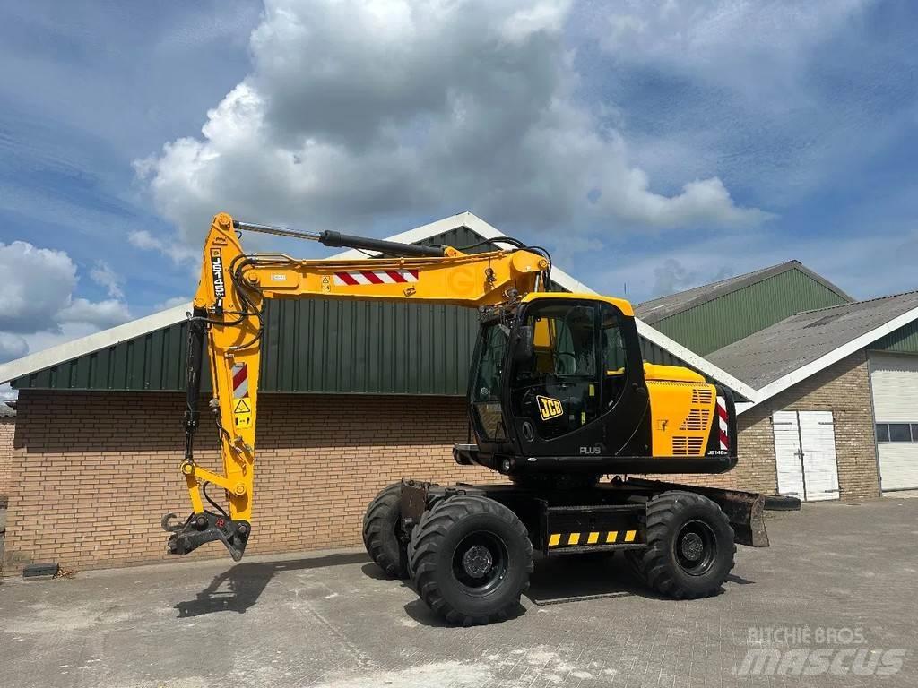 JCB JS145W ホイール式油圧ショベル（パワーショベル・ユンボ・バックホー）