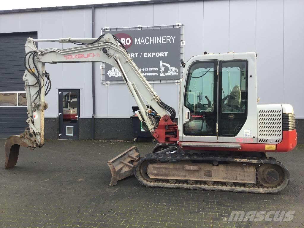 Takeuchi TB 175 中型油圧ショベル 7ｔ-12ｔ（ユンボ・パワーショベル・バックホー）