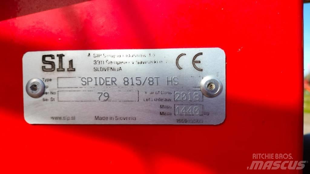 SIP SPIDER 815|8 T テッダー・テッダーレーキ