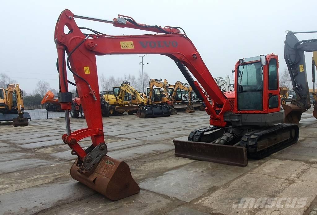Volvo ECR 88 D 中型油圧ショベル 7ｔ-12ｔ（ユンボ・パワーショベル・バックホー）