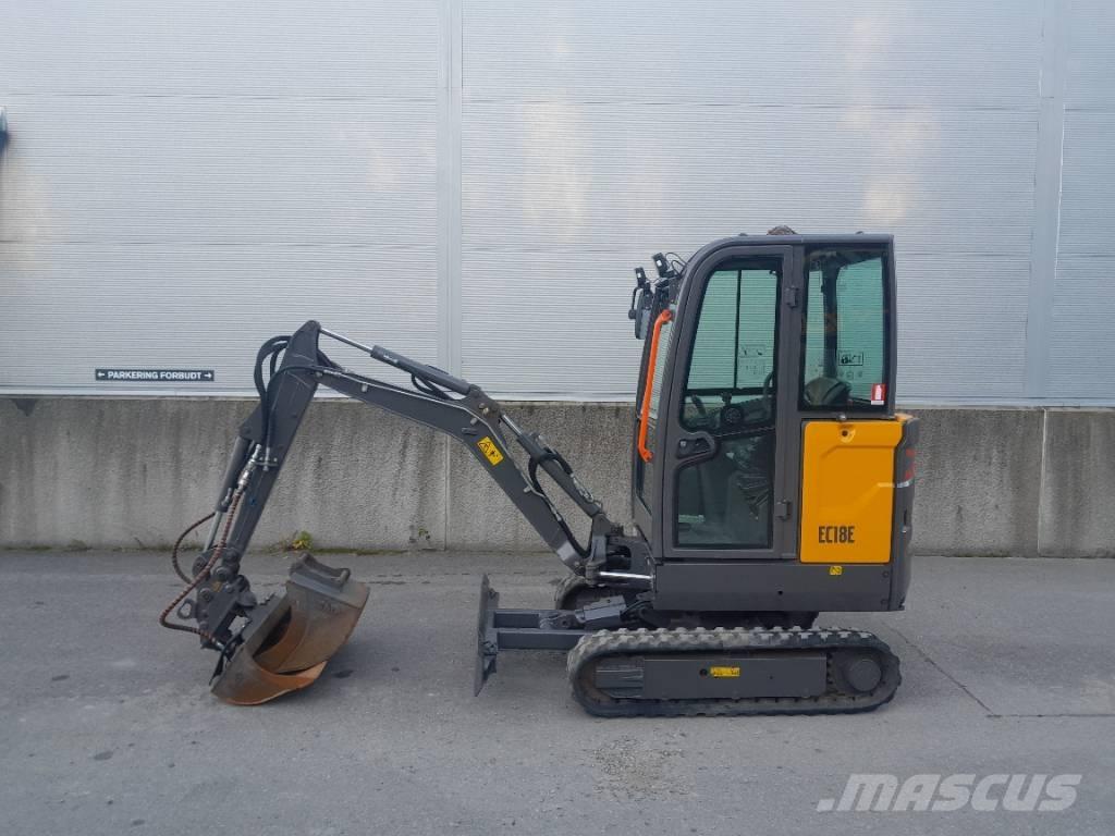 Volvo EC18E ミニ油圧ショベル 7t以下（ミニユンボ・ミニディガー）