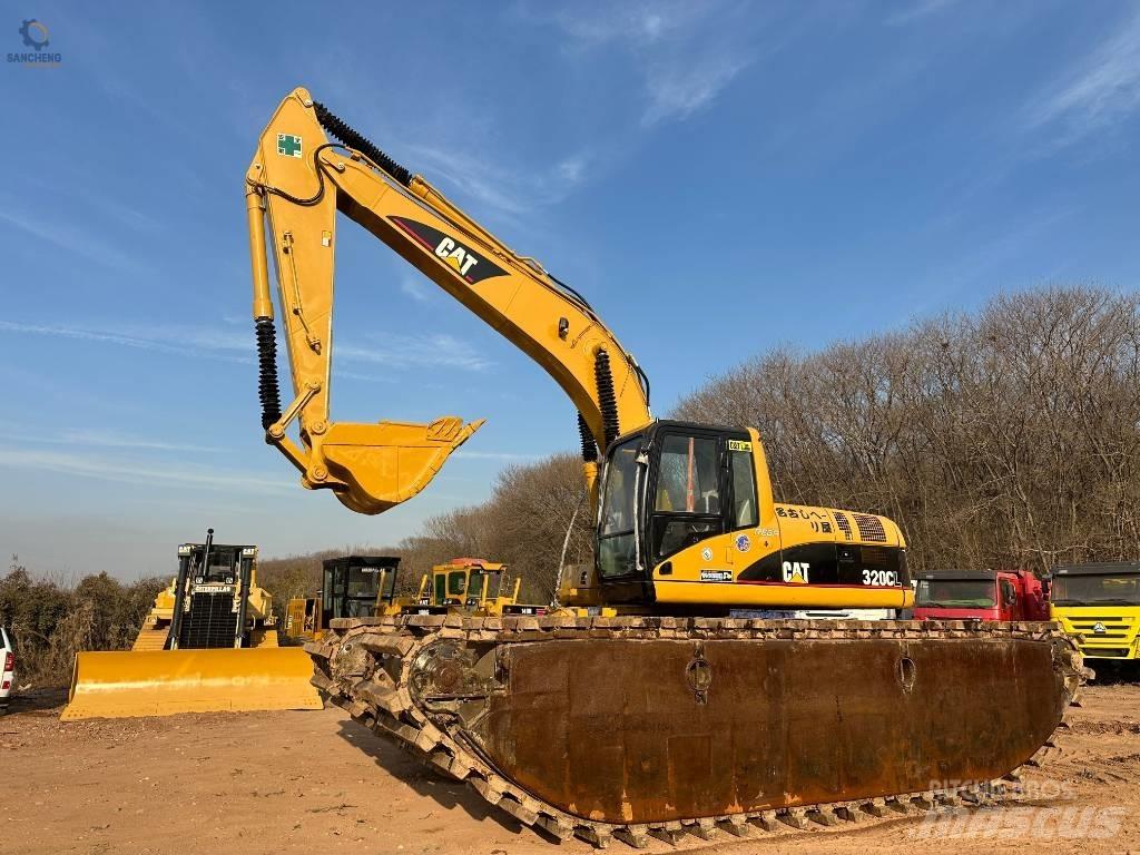CAT 320 C L 水陸両用油圧ショベル、ユンボ