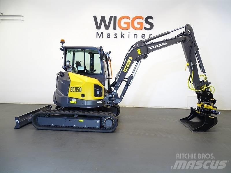 Volvo ECR50F ミニ油圧ショベル 7t以下（ミニユンボ・ミニディガー）
