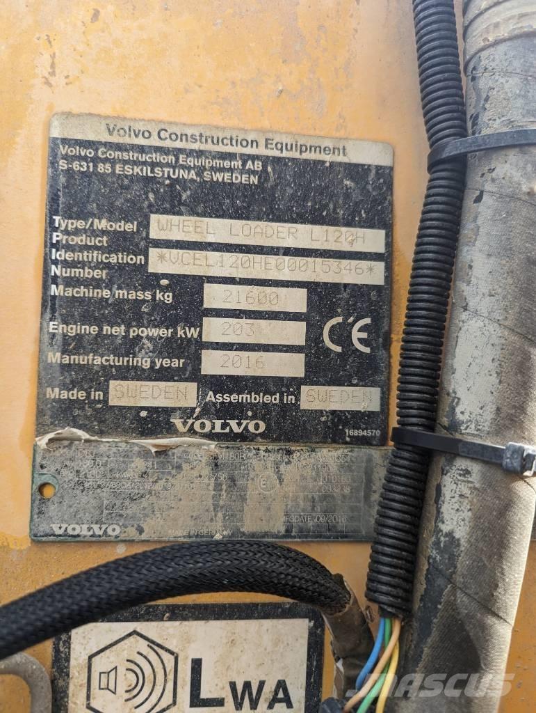 Volvo L 120 H ホイールローダー・タイヤショベル