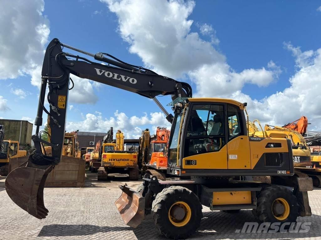 Volvo EW 140 D ホイール式油圧ショベル（パワーショベル・ユンボ・バックホー）