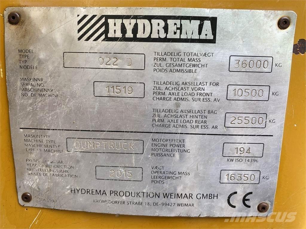 Hydrema 922D サイト　ダンプ
