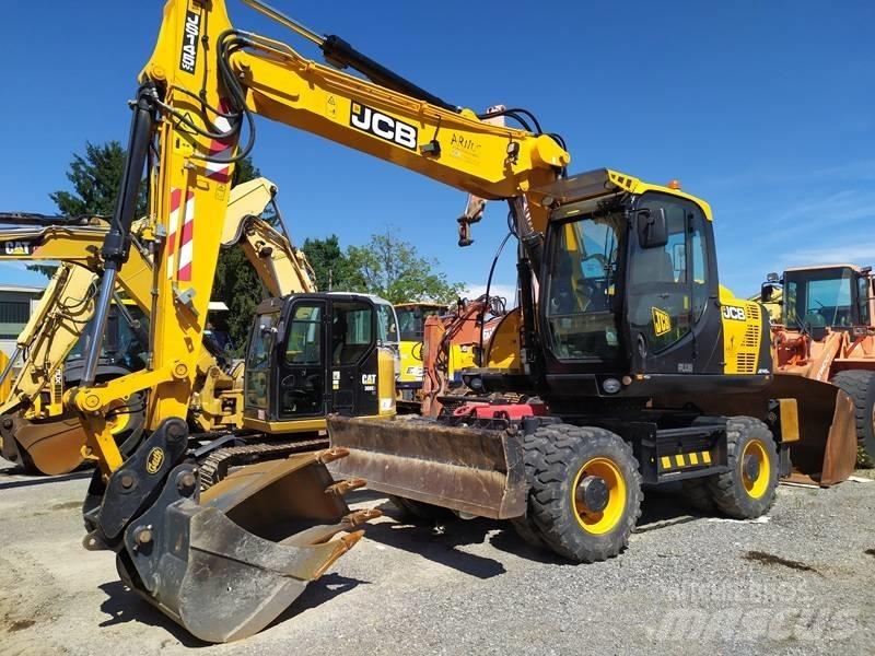 JCB JS 145 W ホイール式油圧ショベル（パワーショベル・ユンボ・バックホー）