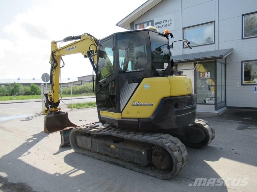 Yanmar SV 100-2A 中型油圧ショベル 7ｔ-12ｔ（ユンボ・パワーショベル・バックホー）