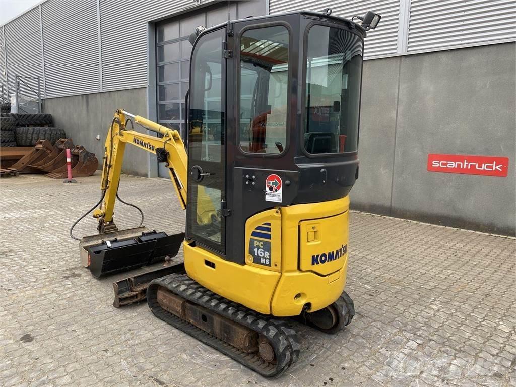 Komatsu PC16R-3HS ホイール式油圧ショベル（パワーショベル・ユンボ・バックホー）