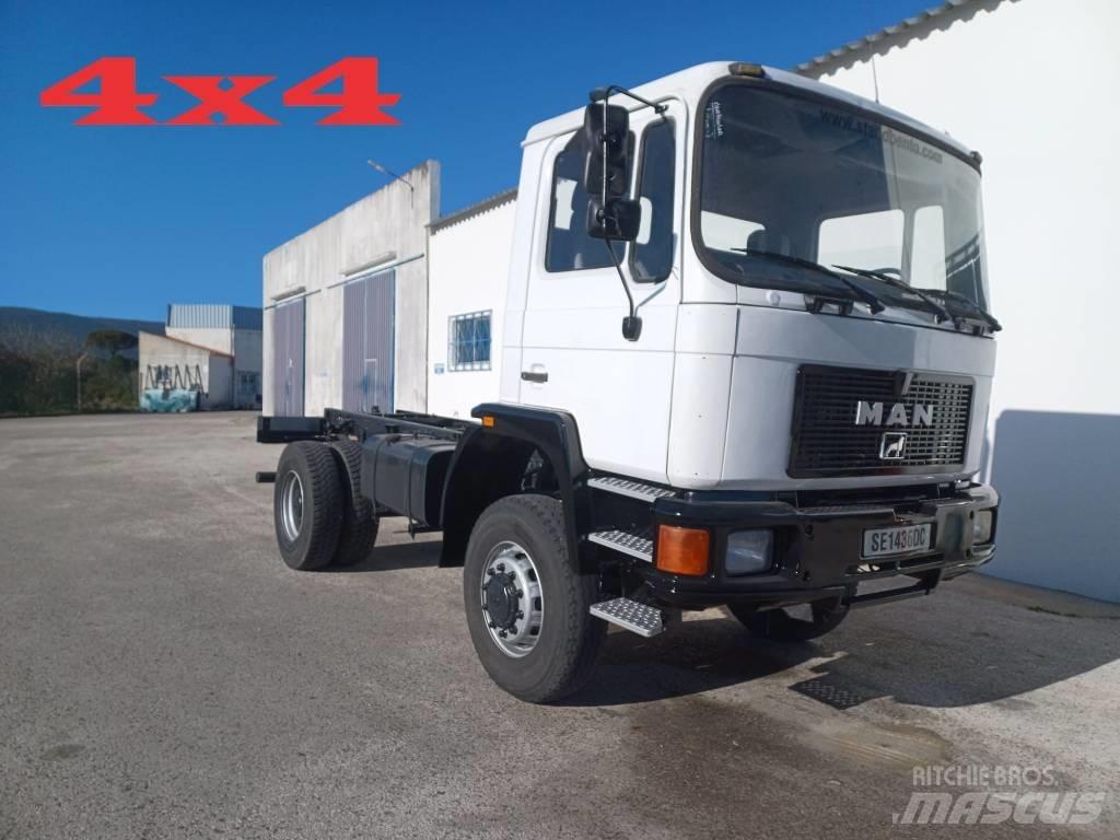 MAN 18.232 AF 4X4 キャブ付きシャーシ