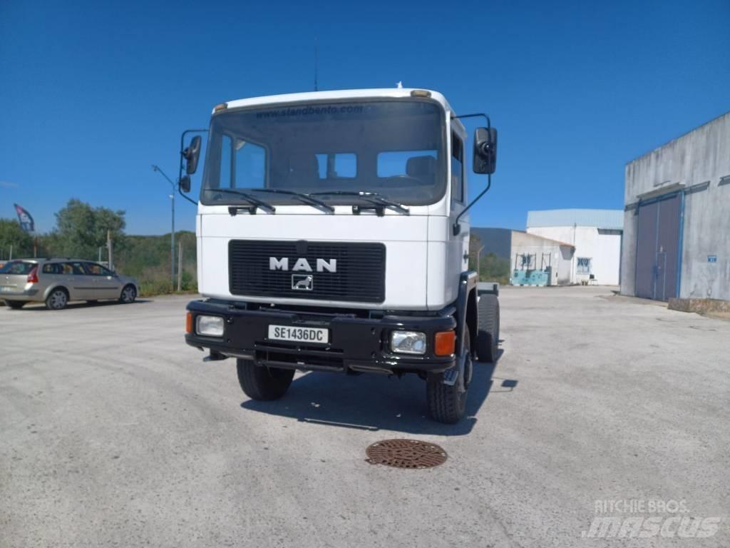 MAN 18.232 AF 4X4 キャブ付きシャーシ