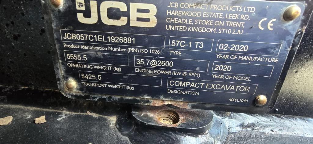 JCB 57 C-1 ミニ油圧ショベル 7t以下（ミニユンボ・ミニディガー）