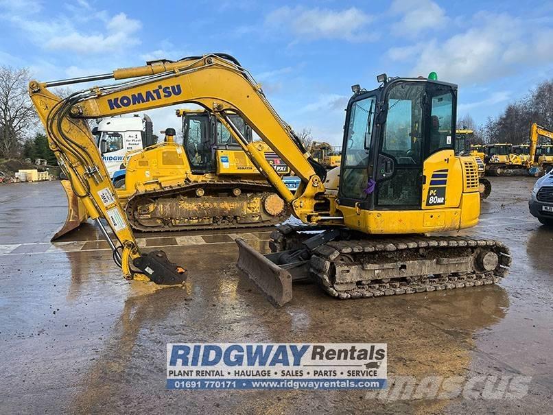Komatsu PC 80 MR-5 中型油圧ショベル 7ｔ-12ｔ（ユンボ・パワーショベル・バックホー）