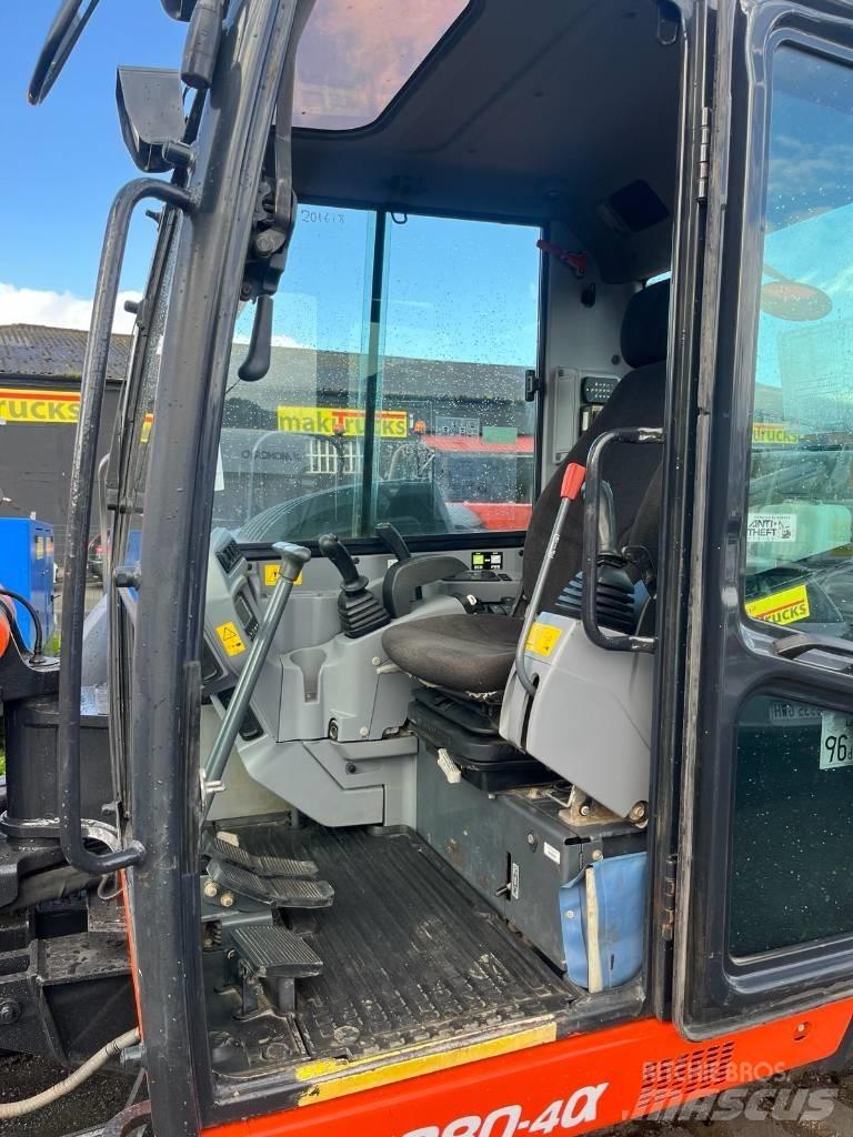 Kubota KX 080-4a 中型油圧ショベル 7ｔ-12ｔ（ユンボ・パワーショベル・バックホー）