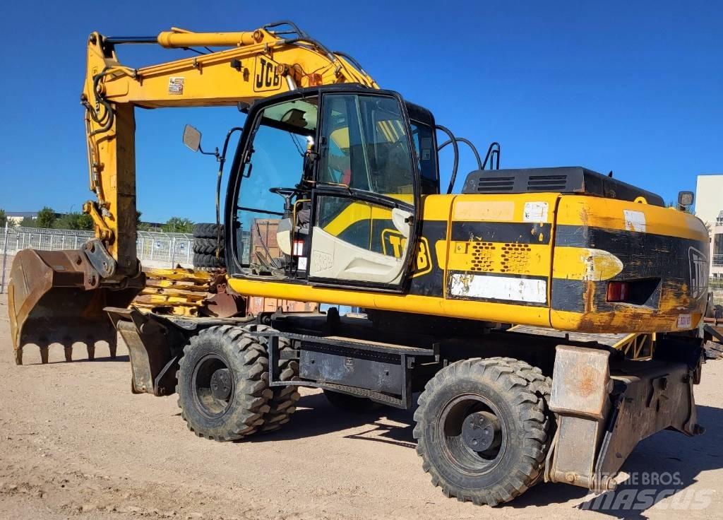 JCB JS 200 W ホイール式油圧ショベル（パワーショベル・ユンボ・バックホー）