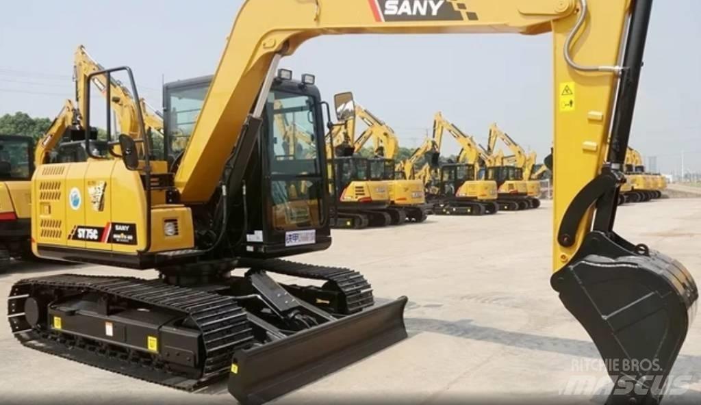 Sany SY 75 C 中型油圧ショベル 7ｔ-12ｔ（ユンボ・パワーショベル・バックホー）