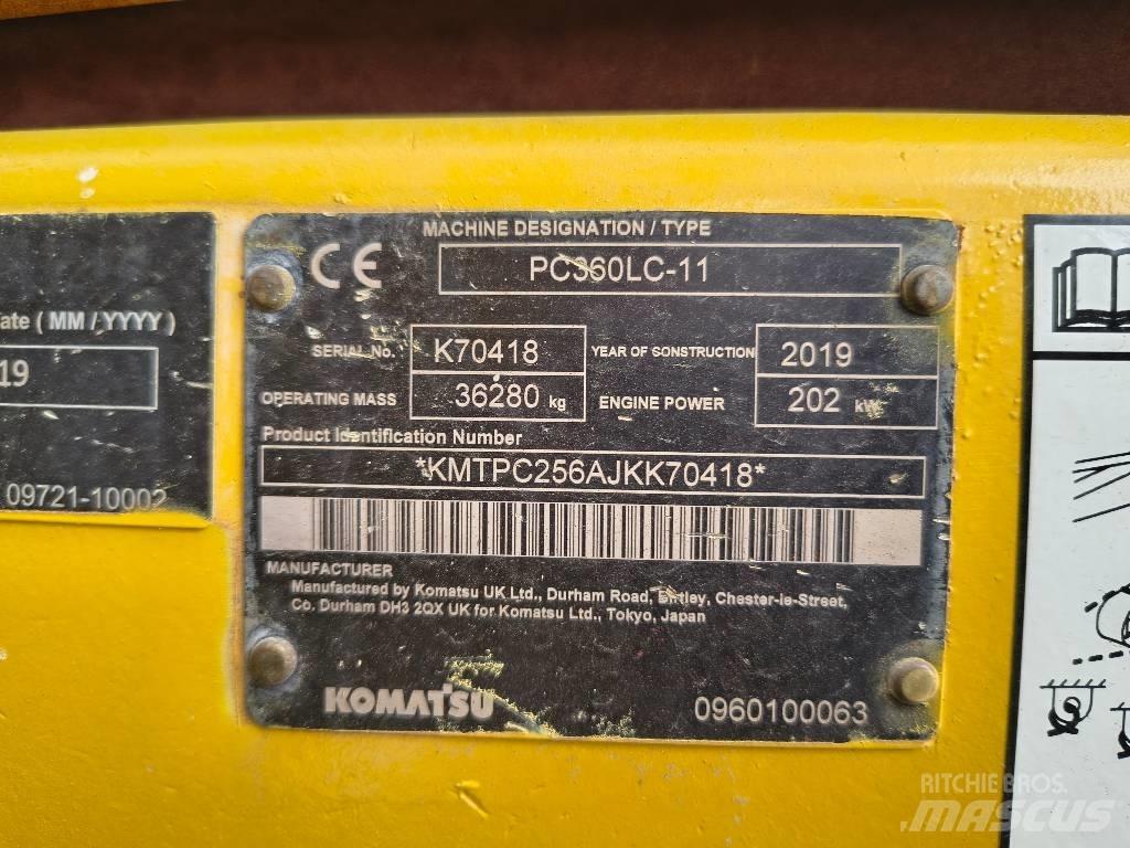 Komatsu PC 360 LC- 11 大型油圧ショベル12t以上（パワーショベル・ユンボ）