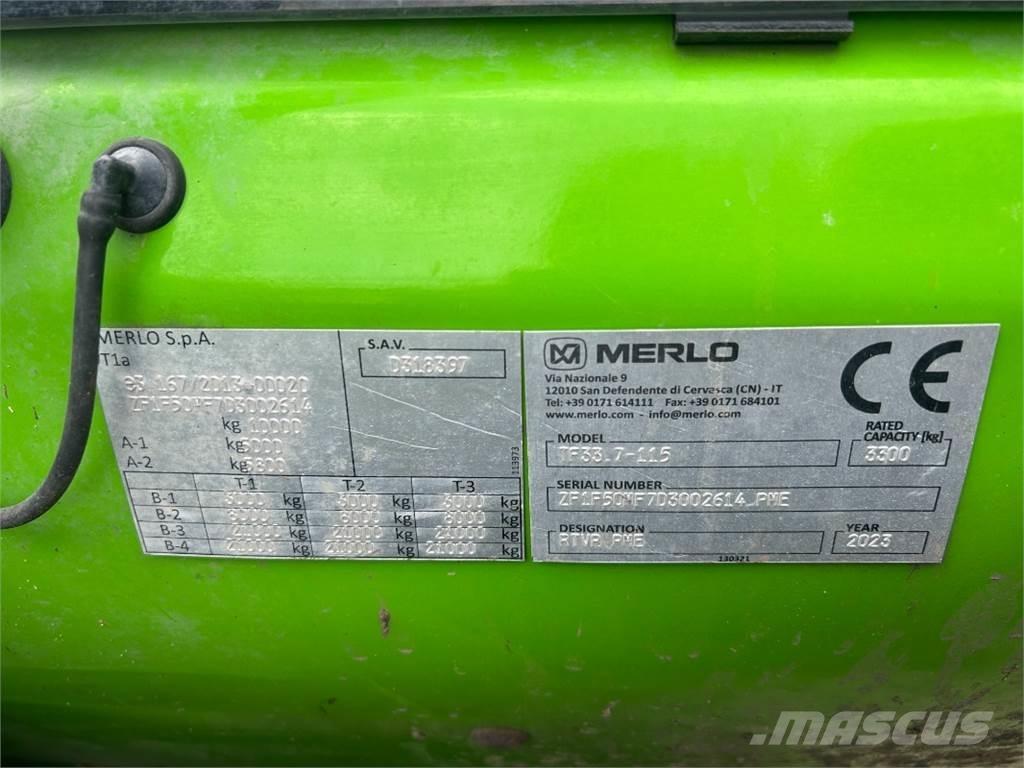 Merlo TF 33.7-115 テレスコーピックハンドラー