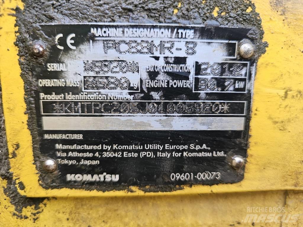 Komatsu PC 88 MR-8 中型油圧ショベル 7ｔ-12ｔ（ユンボ・パワーショベル・バックホー）