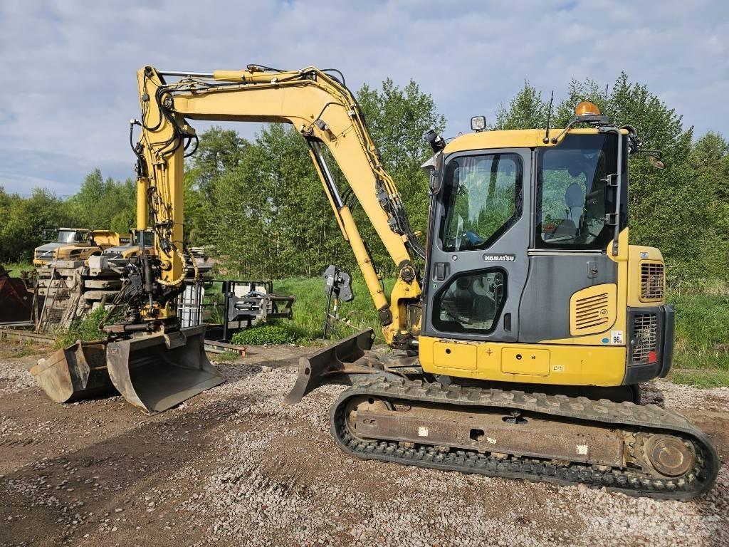 Komatsu PC 88 MR-8 中型油圧ショベル 7ｔ-12ｔ（ユンボ・パワーショベル・バックホー）