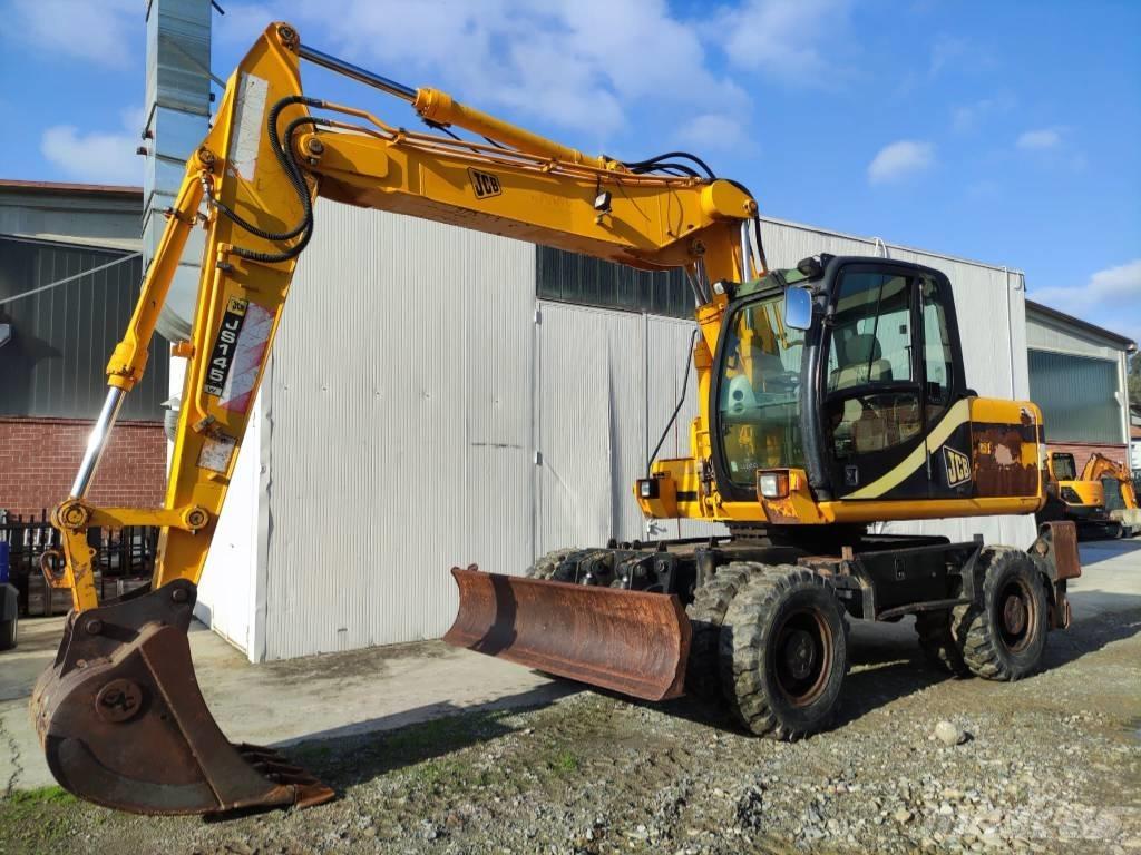 JCB JS 145 W ホイール式油圧ショベル（パワーショベル・ユンボ・バックホー）