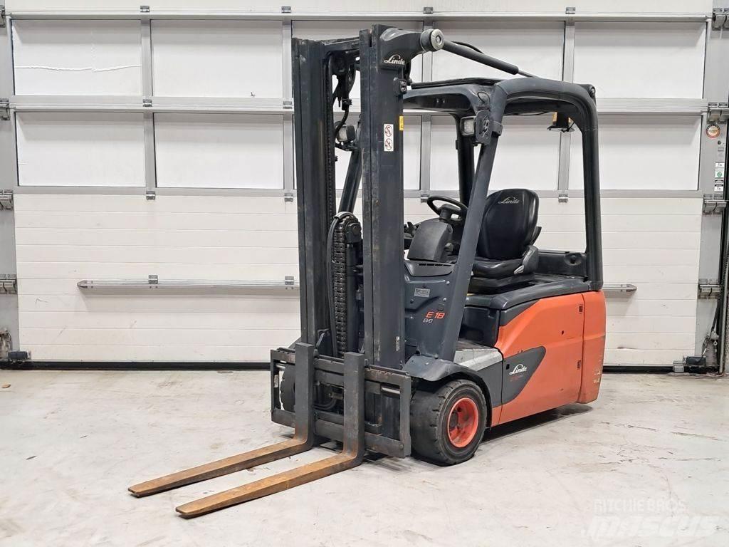 Linde E18-02 バッテリーフォークリフト