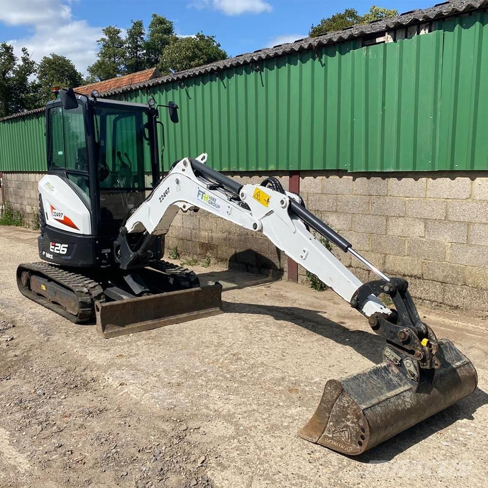 Bobcat E 26 ミニ油圧ショベル 7t以下（ミニユンボ・ミニディガー）