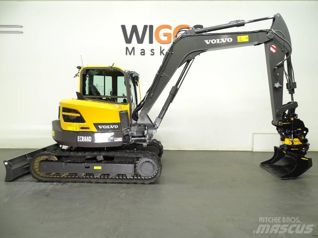 Volvo ECR 88 D 中型油圧ショベル 7ｔ-12ｔ（ユンボ・パワーショベル・バックホー）