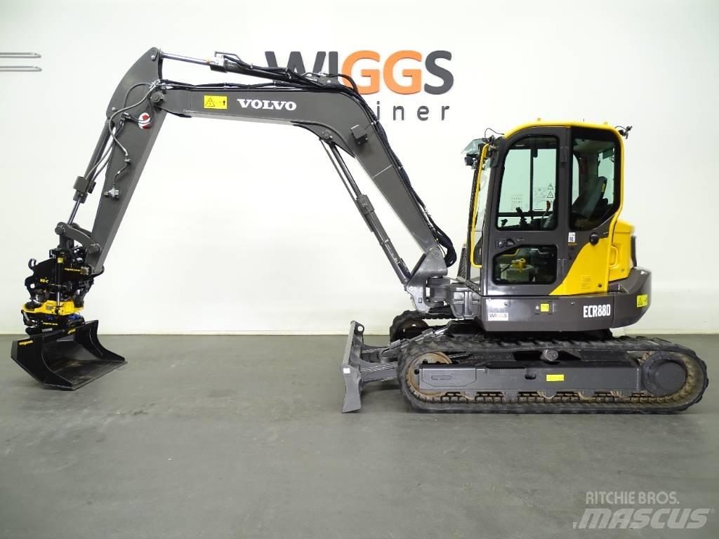 Volvo ECR 88 D 中型油圧ショベル 7ｔ-12ｔ（ユンボ・パワーショベル・バックホー）