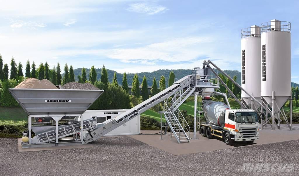 Liebherr LCM-1.0 コンクリートバッチ処理プラント