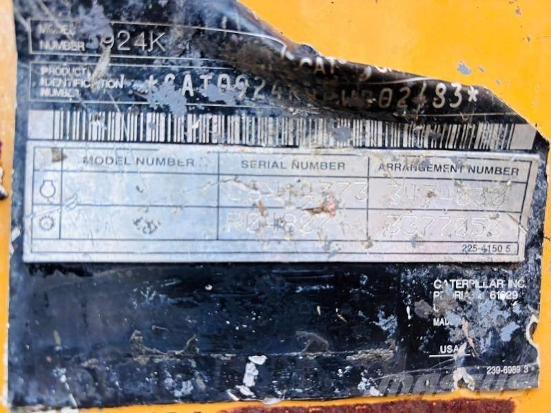 CAT 924 K ホイールローダー・タイヤショベル