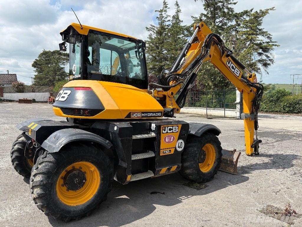 JCB Hydradig HD110T ホイール式油圧ショベル（パワーショベル・ユンボ・バックホー）
