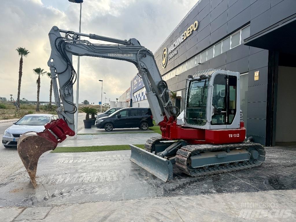 Takeuchi TB 180 FR 中型油圧ショベル 7ｔ-12ｔ（ユンボ・パワーショベル・バックホー）