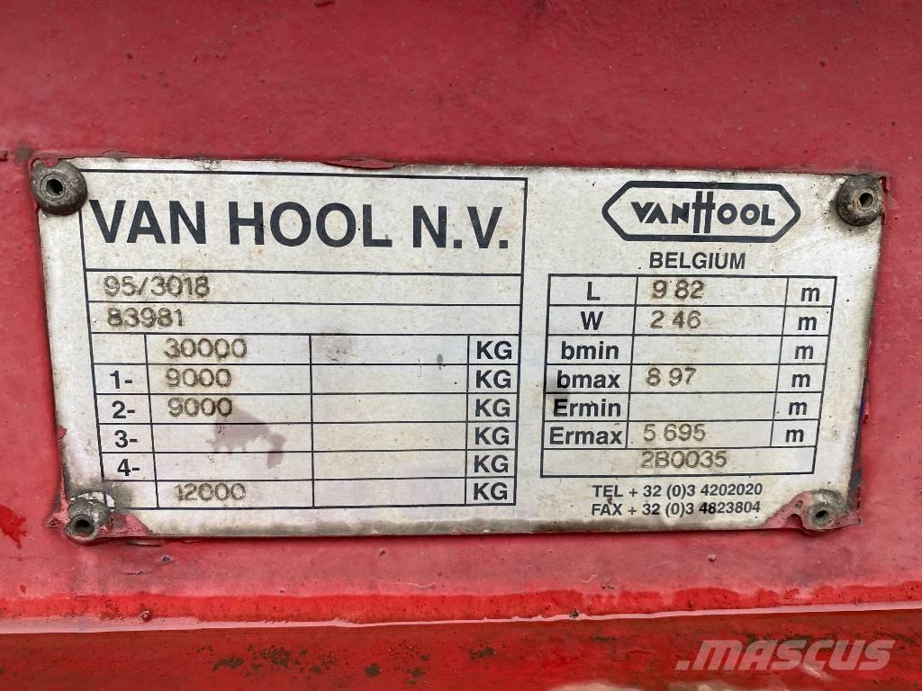Van Hool W4757145090 ボックスセミトレーラー