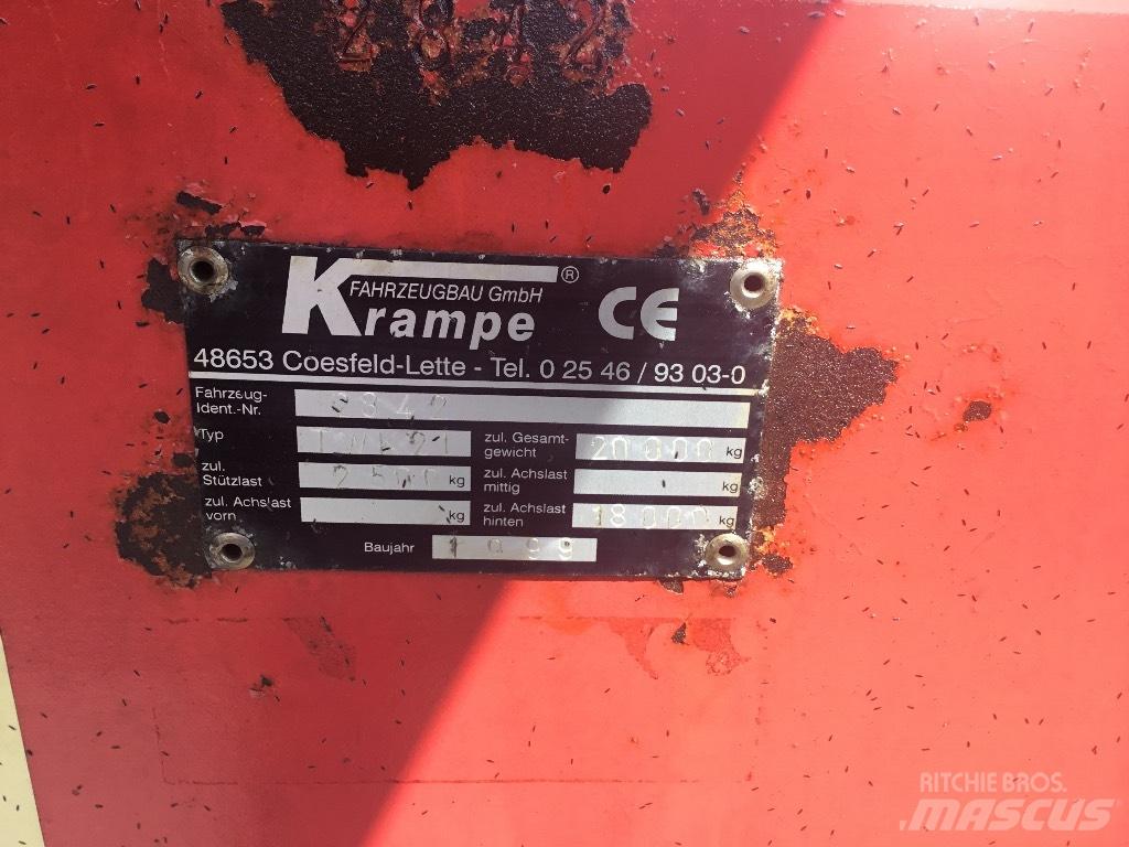 Krampe TWK21 ダンプトレーラー