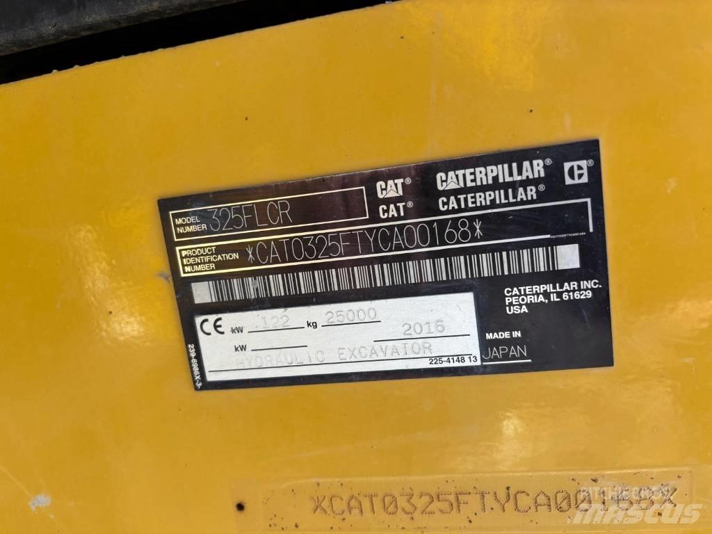 CAT 325 FL CR 大型油圧ショベル12t以上（パワーショベル・ユンボ）
