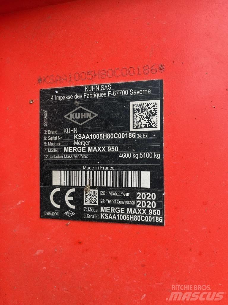 Kuhn Merge Maxx 950 ウィンドローア/レーキ