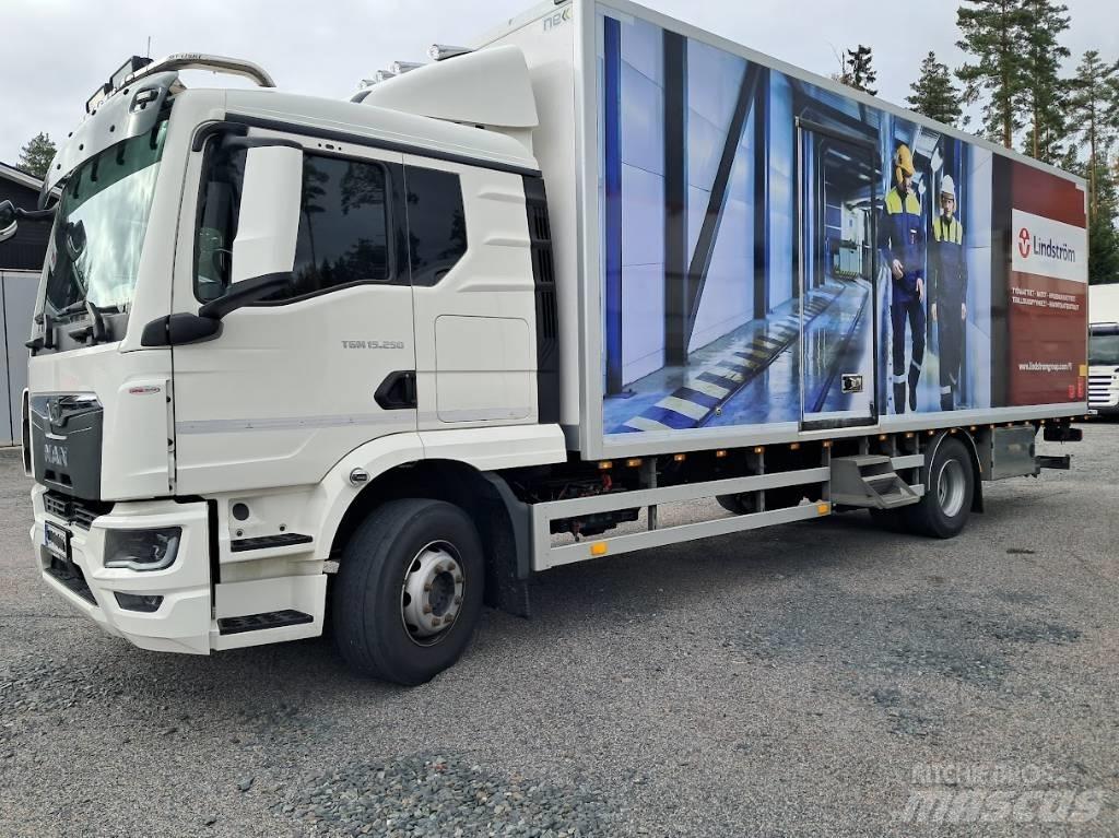 MAN TGM 15.250 ボックスボディー、ウイング、箱車